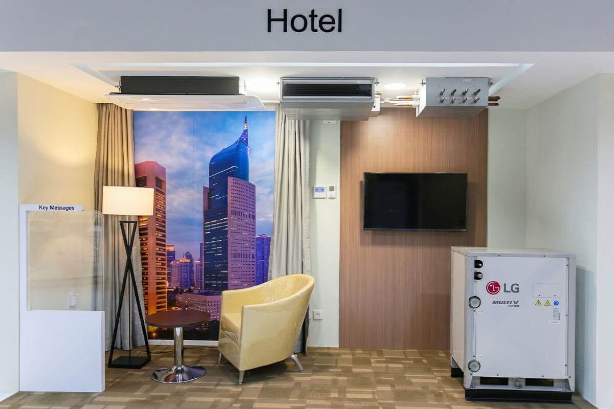 LG Electronics Showroom — luxury hospitality fit-out