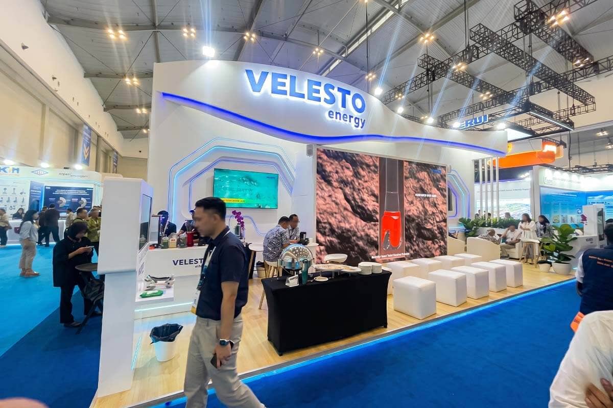 Velesto Energy — Exhibition Booth IPA Convex 2026